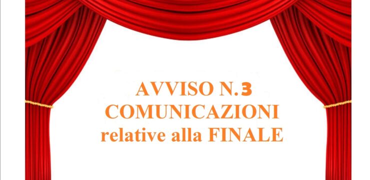 AVVISO N.3 E COMUNICAZIONI